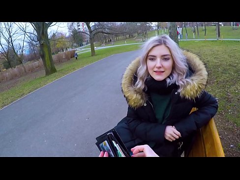 ❤️ Norij svešinieka karstu spermu par naudu - blowjob in the park by Eva Elfie ❤❌ Slepkavas pie mums